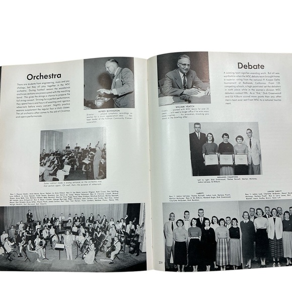 Vintage Washington State College 1955 yearbook USA 383 pages - Picture 6 of 7